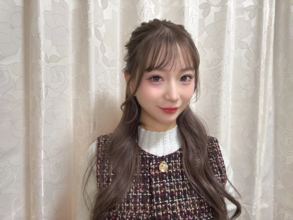 「2分でできる!」七五三の日のママヘア♡簡単&時短で華やか見えハーフアップ<すずちゃんのヘアアレンジ講習>