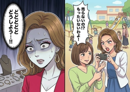 「真似するだけで簡単に金儲け!チョロいわ~w」他人のデザインを丸パクリ!?悪徳ママ友が盗作アクセサリーを販売。止めようと販売会場へ行くと⇒「どどどどうしよう!」顔面蒼白で慌てた様子で・・・