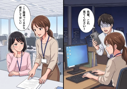 指示していないタスクを勝手に進める新入社員!注意をしても「わかりましたぁ~」と聞く耳を持たず…ある日、大事件が起きることに⇒なんとSNSに機密情報が投稿されていて・・・