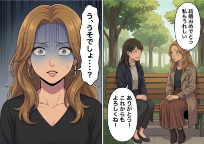 ＜後編＞「え？（笑）彼氏さん低収入なのによく結婚決めたね～」見栄っ張りな友人に結婚報告をしたが全く祝ってくれず⇒「私の彼氏は超エリートなの！」自信満々で自分の彼氏を見せてきたが・・・