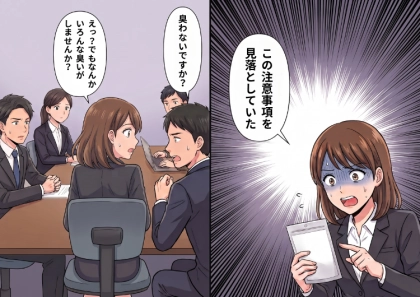 <後編>「絶対痩せてイケメン彼氏をゲットする!」と意気込んで飲んだダイエットサプリ。しかしその直後、会議室で“おなか”に異変が⇒バレないようにおならをするが、異臭が漂ってしまい・・・