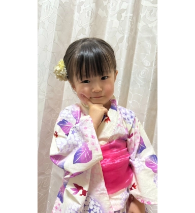 「浴衣ヘア、崩れずかわいい！」お祭りの主役になれる簡単キッズアレンジ【すずちゃんのヘアアレンジ講習】