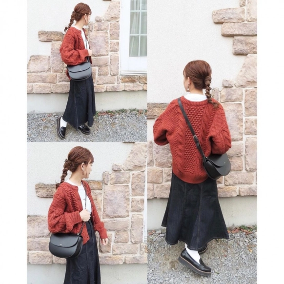 ニットカーディガンコーデ【2021秋最新】大発表！カラー別の着こなしも