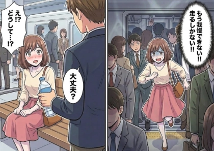＜後編＞「乙女のみなさん、トイレ問題には気を付けて！」合コン終わりに急接近♡気になる人と一緒に帰ることになったが⇒「やばい漏れるううう！」急行電車で絶体絶命のピンチに・・・