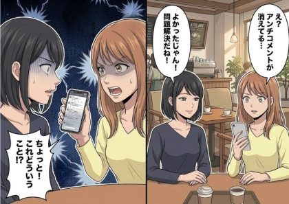 <後編>「アンタのメイク下手すぎw」「今すぐ配信やめろ!」アンチコメントに悩む動画配信者。生配信も荒らされてしまったが⇒「私だけは味方だよ!」しかし親身になってくれた友人には裏の顔が・・・