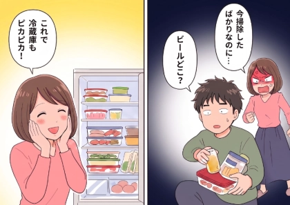 「冷蔵庫をピカピカにした直後に荒らされた」「洗濯した直後に汗だくの衣類が！？」家事を増やすばかりの“タイミングが悪すぎる夫”！⇒ド正論を突きつけるとまさかの反応が・・・
