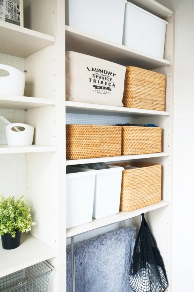 「かご」で作る！インスタ映えなおしゃ見せ収納