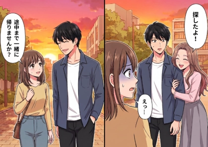 「もぉ~探したよぉ♡」新カノの目の前で彼氏と元カノがイチャイチャ!?やっと付き合えたと思ったのに…ずっと片思いしていた憧れの先輩と付き合いだしてすぐに“地獄”が待っていて・・・