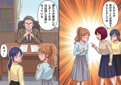 ＜後編＞【実話】「代わりに出席票出しといて！」他人に甘えて授業をサボる友人。図々しい要求はエスカレートしていき「レポートを見せて」と頼まれて⇒渋々助けた結果、教授から呼び出しを食らうトラブルに・・・
