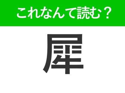 【犀】はなんて読む?立派なツノを持っている動物の名前!