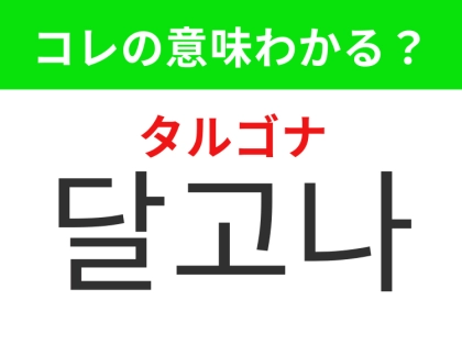 【韓国グルメ編】韓国の昔ながらのお菓子！「달고나（タルゴナ）」の意味は？