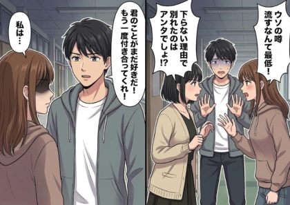 <後編>「私が復縁させてあげるね!」親友が元カレとの仲を取り持ってくれたものの⇒「彼はあなたのこと嫌いみたい」本音を知って落ち込むが、偶然“元カレと親友のキス現場”を目撃するはめに・・・