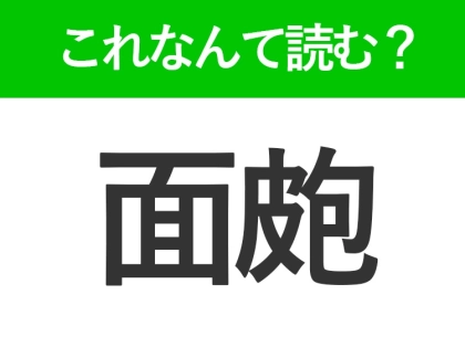【面皰】はなんて読む?触っちゃダメなのに触っちゃうもの!