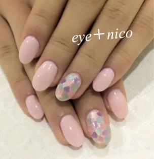 パステルカラーネイルは春にぴったり♪