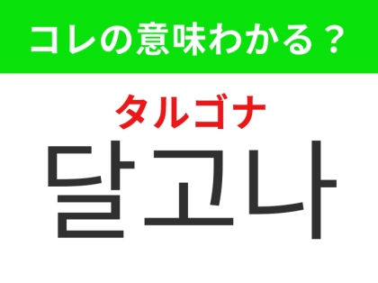 【韓国グルメ編】韓国の昔ながらのお菓子！「달고나（タルゴナ）」の意味は？