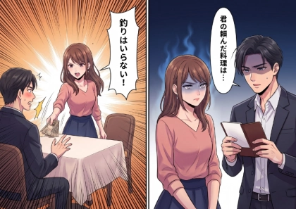 ＜後編＞マチアプで出会ったイケメンと初デート♡お会計で半分出そうとしたら「半分じゃないよ」と言われたので奢りを期待するが⇒「え、なんで私の方が高いの！？」なぜか半額以上の金額を要求されて・・・