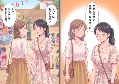 <後編>「えっ保育園のイベントでお洒落をしたらスルーされた…」普段はすっぴん&ジャージで登園しているが、珍しく張り切ってメイクをしたら⇒いつも仲良くしているママ友から完全無視されてしまい・・・