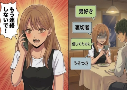 ＜後編＞「私たちは一生親友だよ！絶対に離れないで！」まるで恋人のように束縛してくる友達…内緒で初恋の人とデートへ行くが⇒「私を裏切ったわね！」恐怖のLINEが送られてきて・・・