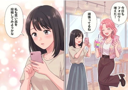 「今日も私の専属カメラマンよろしくね！」インフルエンサーを目指す友人の夢を応援して、映え写真を撮ってあげる日々だったが⇒“加工写真”がきっかけで友情崩壊レベルのトラブルに・・・