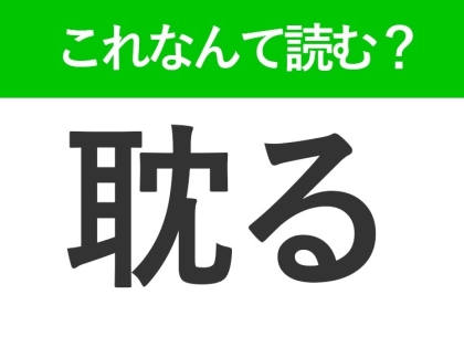 【耽る】の読み方はなに?夢中になるという意味です