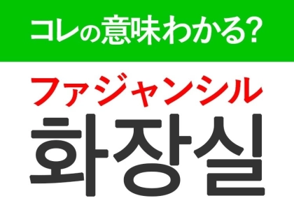 【韓国旅行に行く人は要チェック!】「ファジャンシル」は旅行中に絶対いく場所!覚えておくと便利な韓国語3選