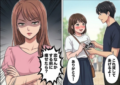 「アンタの体型じゃその服似合わないってw」【体型マウント】を取る友人が狙っているイケメンと偶然仲良くなってしまい⇒「恋なんかする前に痩せろよ!」嫉妬に狂った友人に侮辱されて・・・