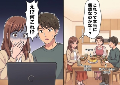 「お義母さん、何でこんなことまで知ってるの…?」彼の実家で出されたものすべてに“見覚え”が…さらにパソコンの検索欄を見ると⇒「なんで私の名前が!?」調べられていた形跡があって・・・