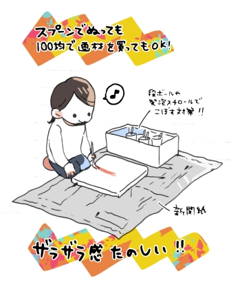 凸凹感が楽しい！【テクスチャーアート】でちょっと変わったお絵描きを楽しもう♪
