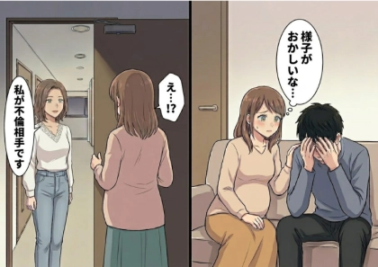 「ごめん…本当にごめん…」何も責めていないのになぜか謝り続ける夫！怪しい様子が続いたと思ったら⇒「サレ妻さんはじめまして♡」いきなり“不倫相手”が登場して・・・