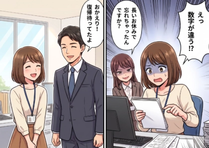「育休明けで職場復帰したら後輩にいじめられた！？」いつも睨みつけてくる新人。嫌われる原因が思い当たらずモヤモヤしていると⇒ある日、“恐ろしい罠”にはめられてしまい・・・