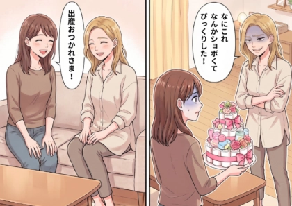 「出産おめでとう！お祝いのプレゼントだよ」⇒「うわ、なにこれwショボくてびっくり！」出産祝いでまさかの友情崩壊！？⇒心を込めて選んだプレゼントを鼻で笑われて・・・