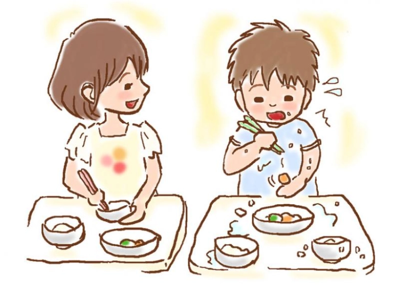 【マンガで描いてみた】男の子のごはん事情3つ【あるある】