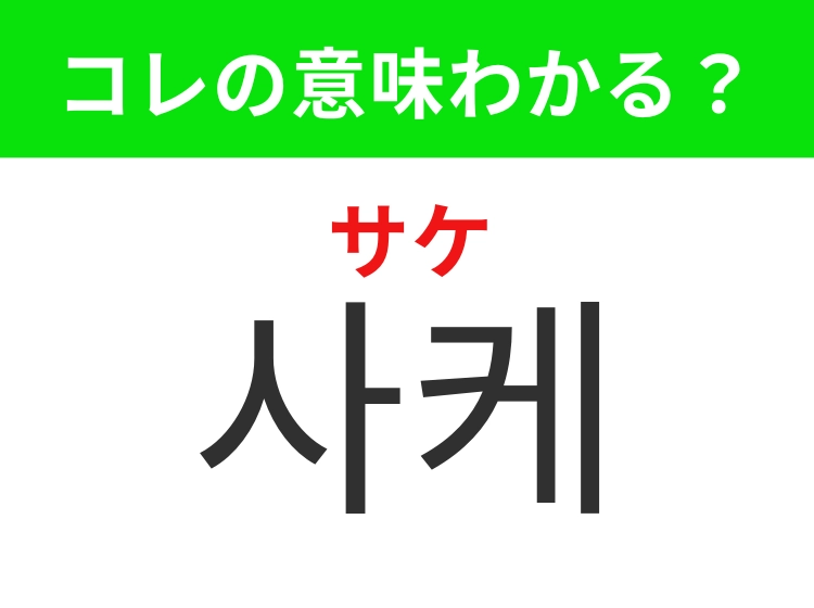【韓国グルメ編】覚えておきたいあの言葉！「사케（サケ）」の意味は？