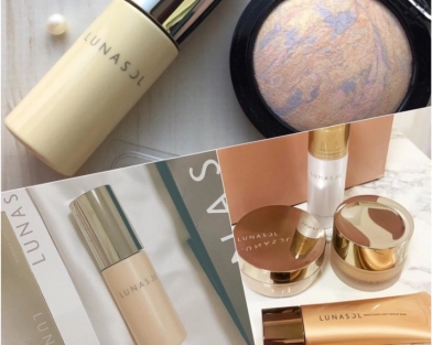 ルナソルの下地3つ全部見せ!理想のベースメークが完成すると人気♡