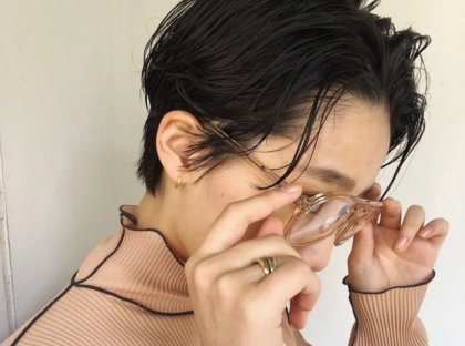 ボーイッシュショートで丸顔さんも面長さんもお悩み解決◎