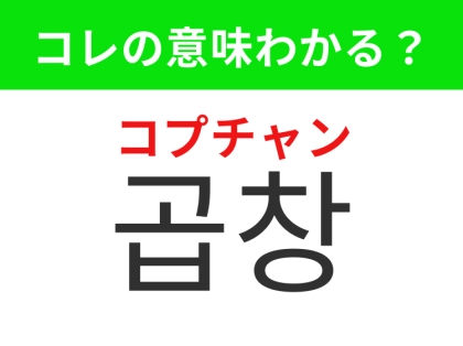 【韓国グルメ編】ぷりっとした食感のあの食べ物！「곱창（コプチャン）」の意味は？