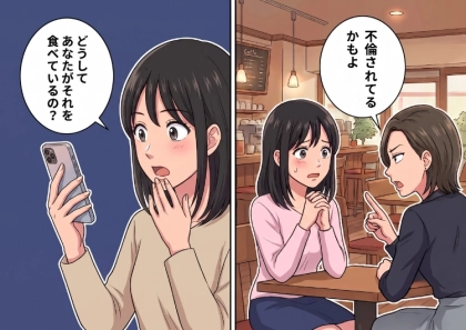 「あなたの夫、単身赴任先で不倫してると思う」友人の指摘で芽生えた疑惑…探りを入れるために夫とビデオ通話するが⇒「どうして“それ”食べてるの?」ある果物が不倫の決定的証拠になって・・・