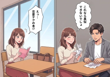 <後編>アプリで出会ったおだやかで優しそうな彼と初デート♡順調だったはずが、食事中にある違和感に気づいてしまい⇒「え?全部私の真似してる!」“不気味な行動”を連発されて・・・