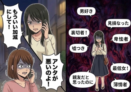＜後編＞「私たち死ぬまでずっと一緒だからね！」依存気質の重すぎる友人に内緒で初恋の彼と念願のデートへ♡⇒「親友の私より男を取るなんて最低！」そこにいないはずの友人から怖すぎる写真が送られてきて・・・