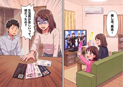 「ボーナス減らされた…生活費が苦しいからパートを増やしてくれ」夫に頼まれ、家族のために身を粉にして働く妻⇒しかし夫のスーツから大量の“キャバ嬢の名刺”が出てきて・・・