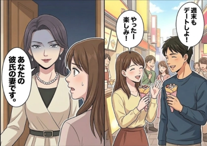 「なんでデートがいつも短時間なの?旅行にも行けない…」実家暮らし&多忙でなかなか会えない彼氏!様子がちょっとずつおかしくなり⇒「こんにちは。“妻”です」独身のはずの彼の真実が明らかに・・・