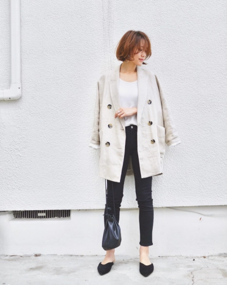 リネンジャケットが使える！春のジャケットコーデをチェック