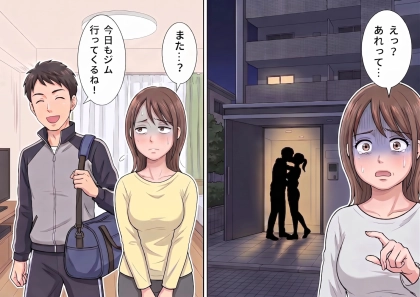 「夫がパーソナルジムに通っている理由がキモすぎる!」2人の時間がどんどん減っていくレス夫婦。少しでも夫と一緒にいようと、彼をジムまで迎えにいくが⇒なんと女性トレーナーとキスしていて・・・