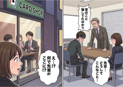 ＜後編＞「今日も外回りに行って直帰します！」オフィスにいる時間が極端に減った先輩。成績優秀なので上司も何も言わないが⇒「え！？約束の時間なのに来てない！？」意気揚々と商談に向かった先輩が行方不明に！？