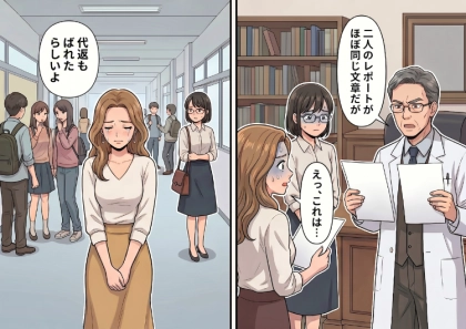 <後編>「私の代わりに出席票出しといて♪」「ノート見せてね!」授業をサボり続ける図々しい友人。要求はだんだんエスカレートしていき⇒「お願い!レポート写させて!」信じられない要求まで・・・